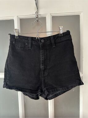 BDG Urban Outfitters Black Pin-Up High-Rise Shorts, size 27